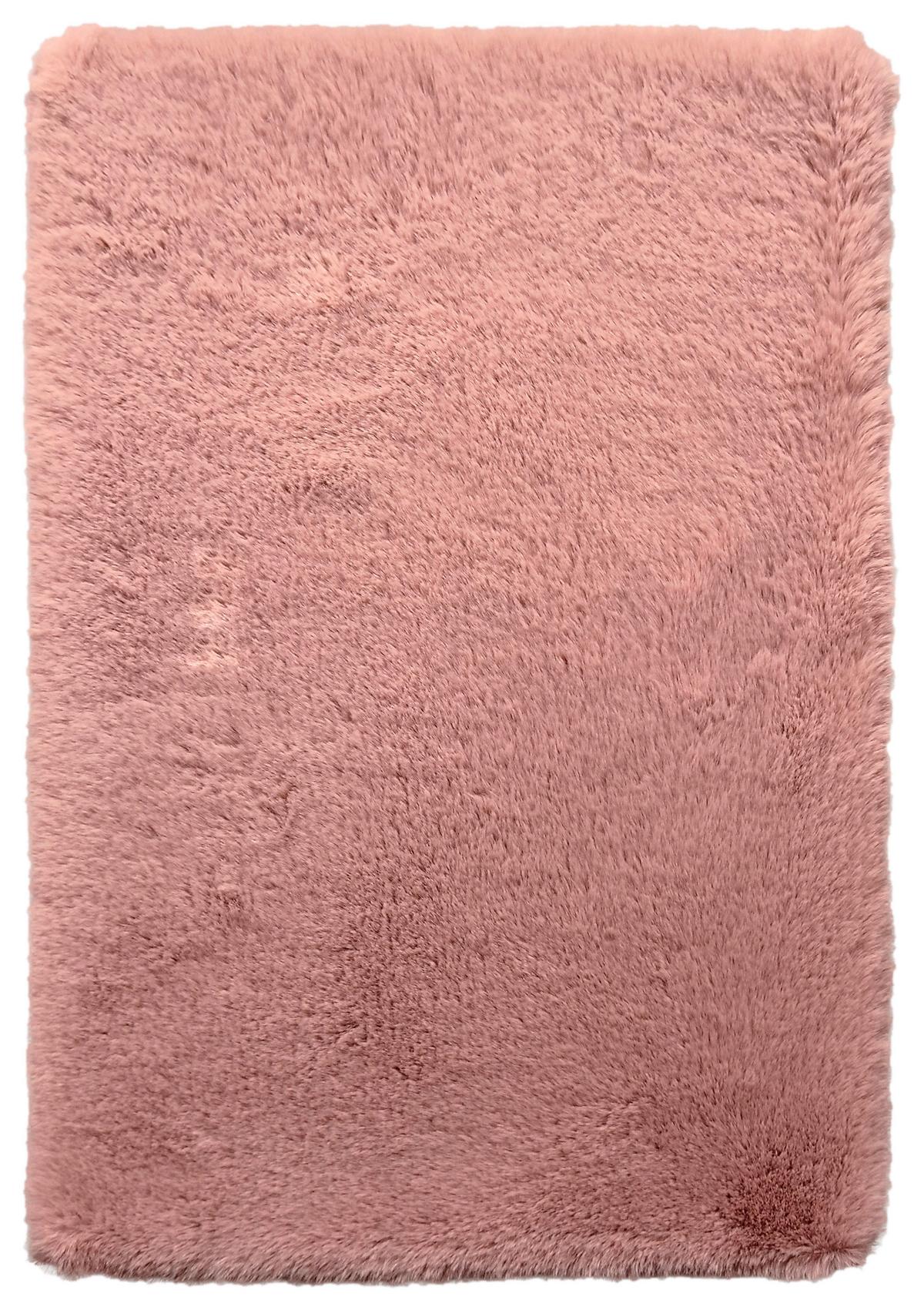 UMĚLÁ KOŽEŠINA Caroline 2, 120/160cm, růžová - starorůžová (120/160cm) - Mömax