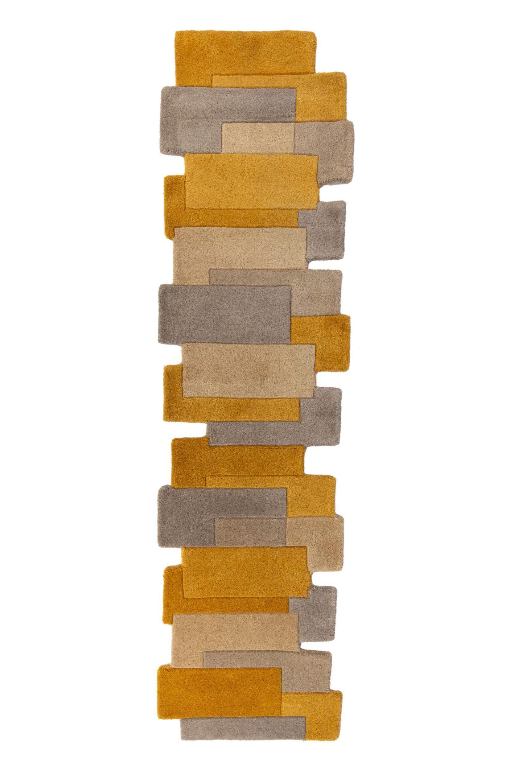 Wollteppich Naturfarben 230x60 cm