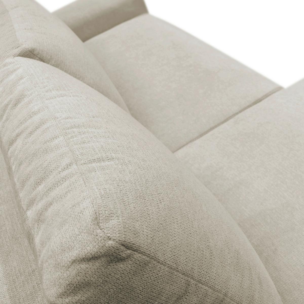 Ecksofa Velo Beige S: 160x250 Cm - Beige/Schwarz, Design, Textil (160/250cm) - MID.YOU