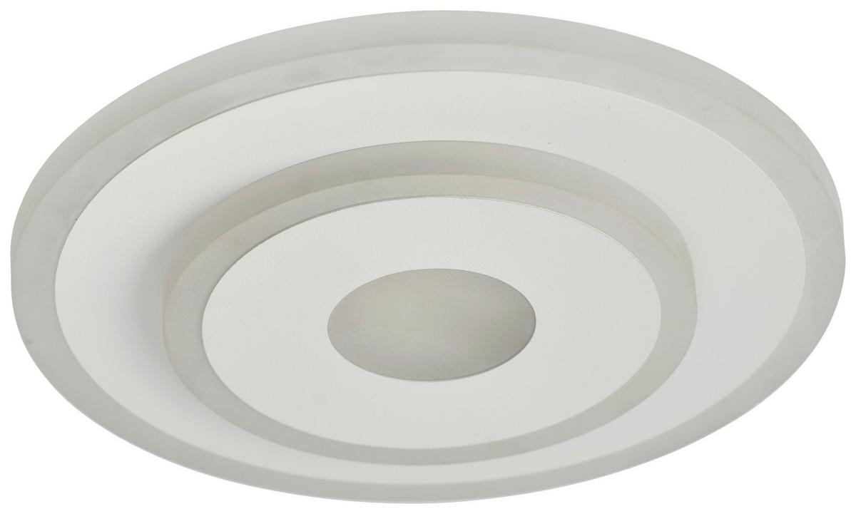 STROPNÉ LED SVIETIDLO BIZULO - biela/opálová, Modern, kov/plast (20/4,5cm) - Mömax