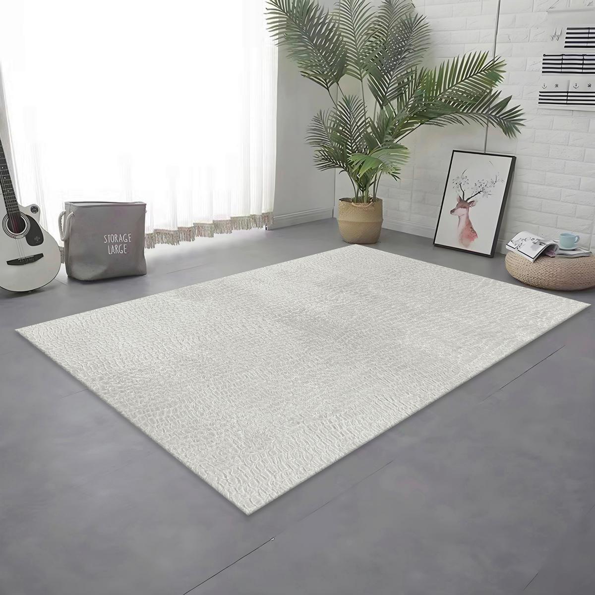 Fellteppich Grayson Hellgrau BxL: 120x160 cm - Hellgrau, Textil (120/160cm) - Luca Bessoni