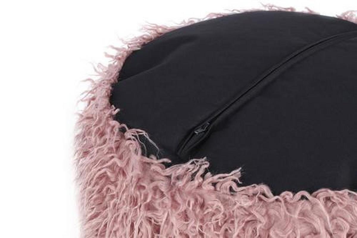 Pouf Kunststoff Rosa Dxh: 45x38 Cm - Rosa, Basics, Kunststoff (45/38/45cm) - Kayoom