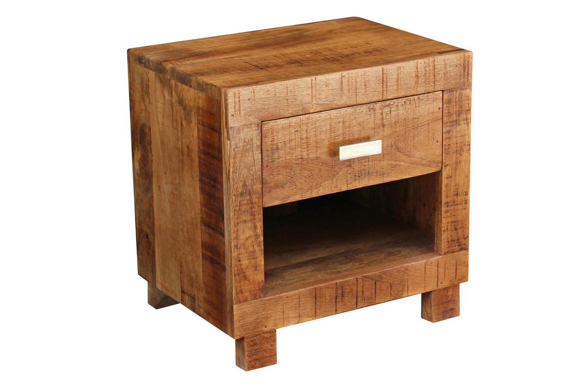 Nachttisch Naturfarben B: 40 Cm - Naturfarben, Design, Holz (40/40/30cm) - Livetastic