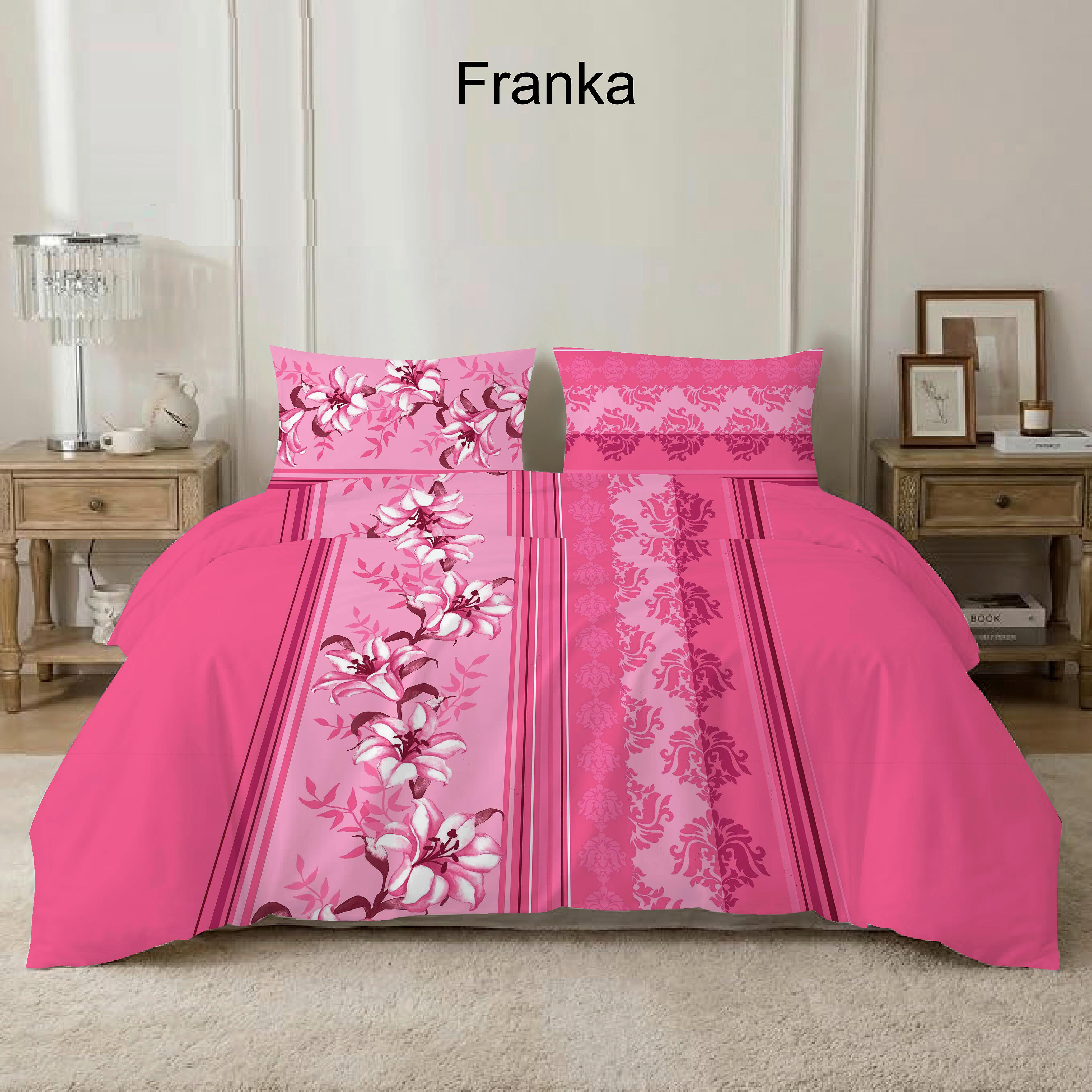BETTWÄSCHE FRANKA - Rosa, Textil