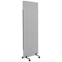 Trennwand Flexmiut - Hellgrau, Basics, Kunststoff/Textil (60/177/3cm) - MID.YOU