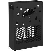 Schirmständer Schwarz B: 28,5 Cm - Schwarz, Basics, Metall (28,5/41/12,2cm)