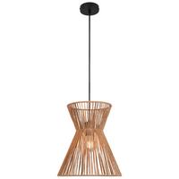 Závěsné svítidlo Naturm - černá/přírodní barvy, Konvenční, kov/papír (30/120cm) - Mömax