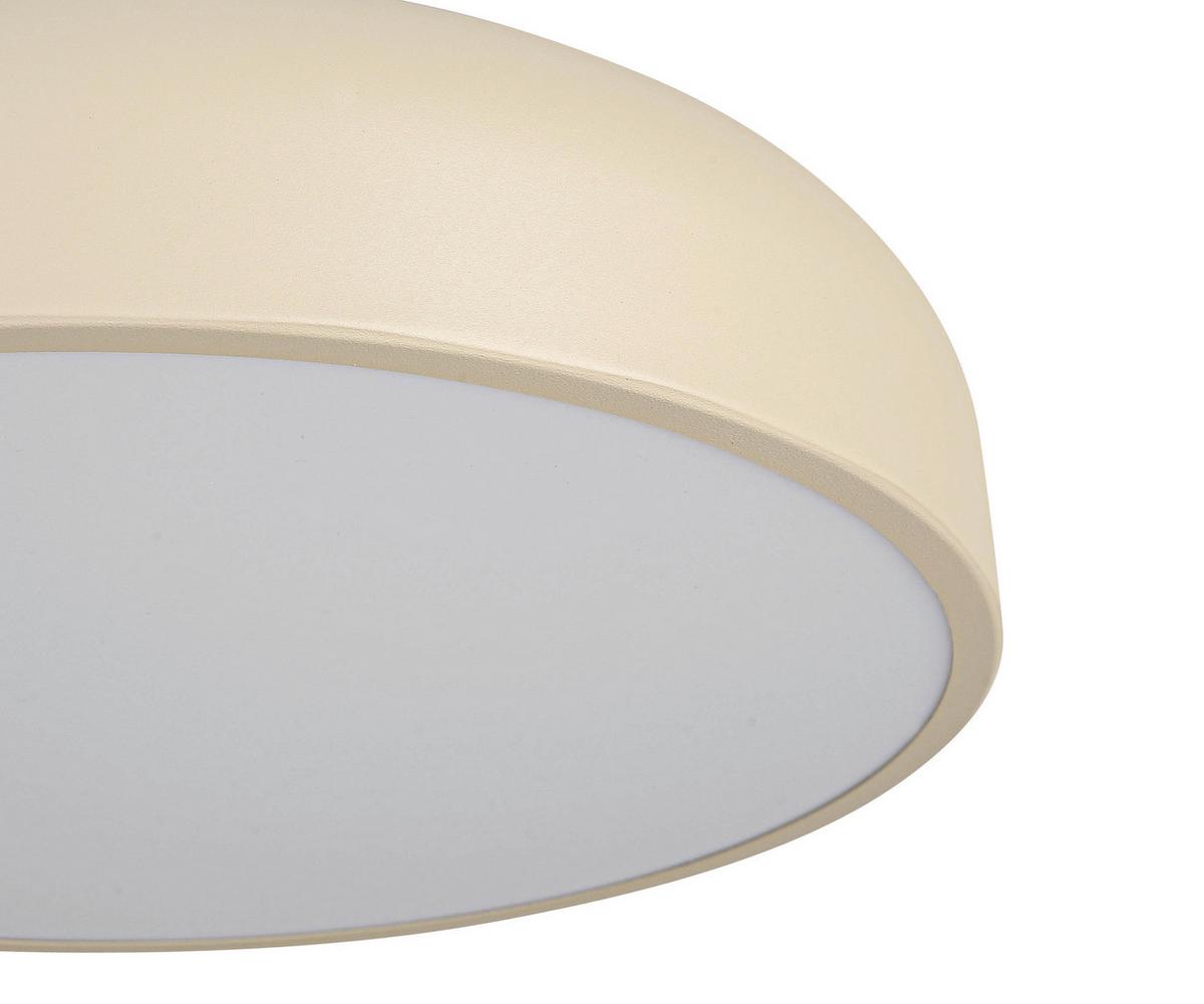 STROPNÉ LED SVIETIDLO MIKE - piesková/biela, Modern, kov/plast (35/11cm) - Mömax