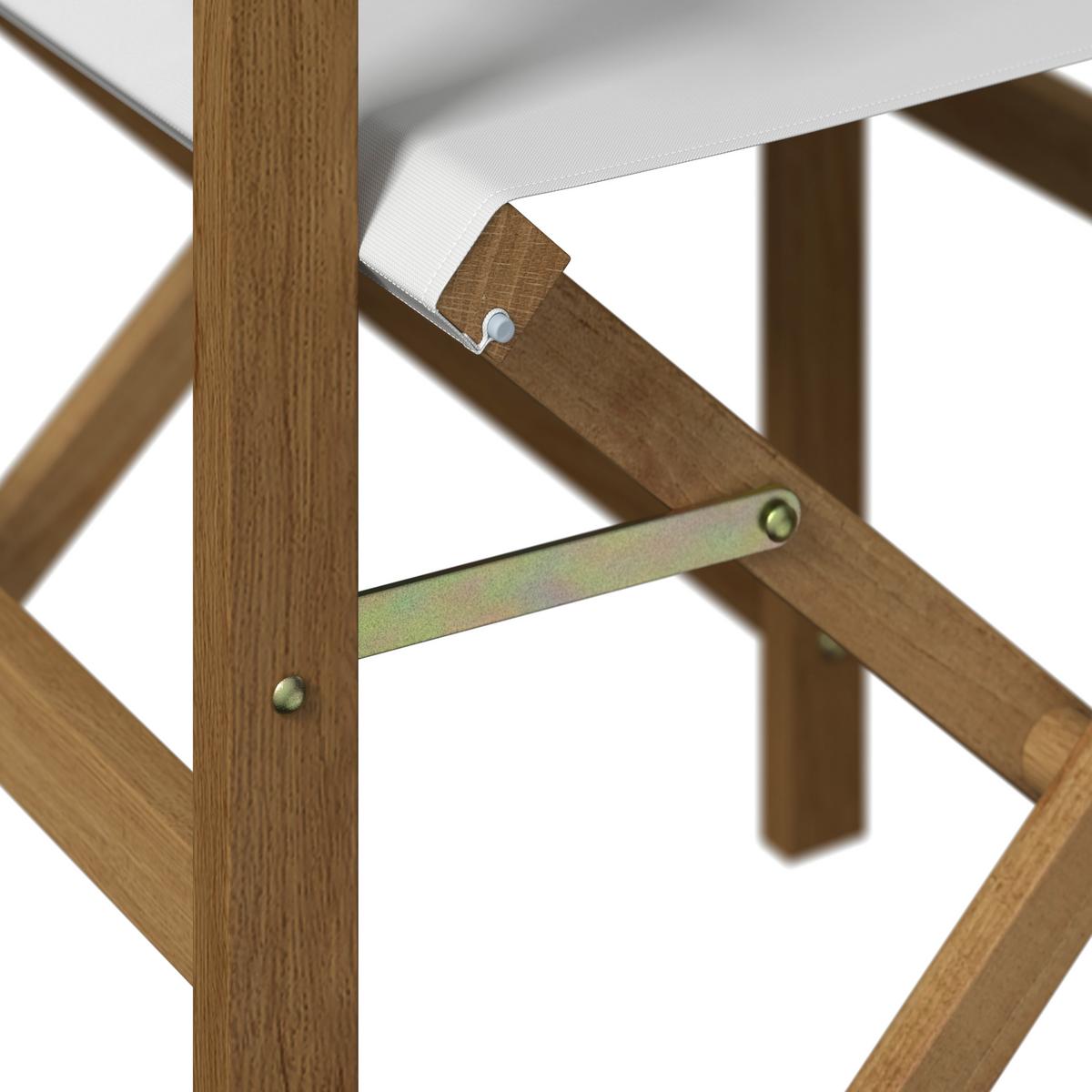 SADA NA BALKON STELLA - bílá/barvy akácie, Moderní, dřevo/textil (49,5/90/51cm) - Bessagi Garden