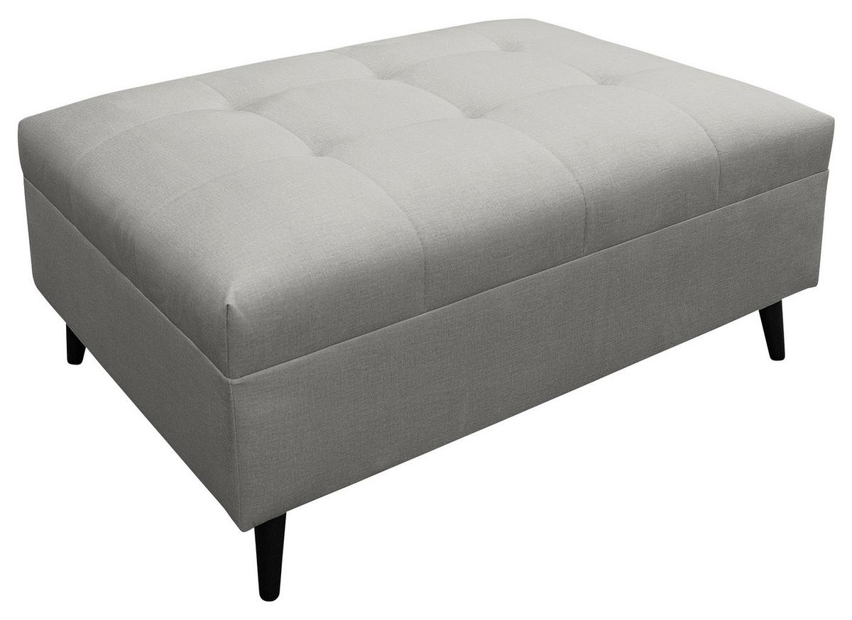 Ecksofa Pruno, Grau S: 174x247 Cm - Schwarz/Grau, Design, Textil (174/247cm) - MID.YOU