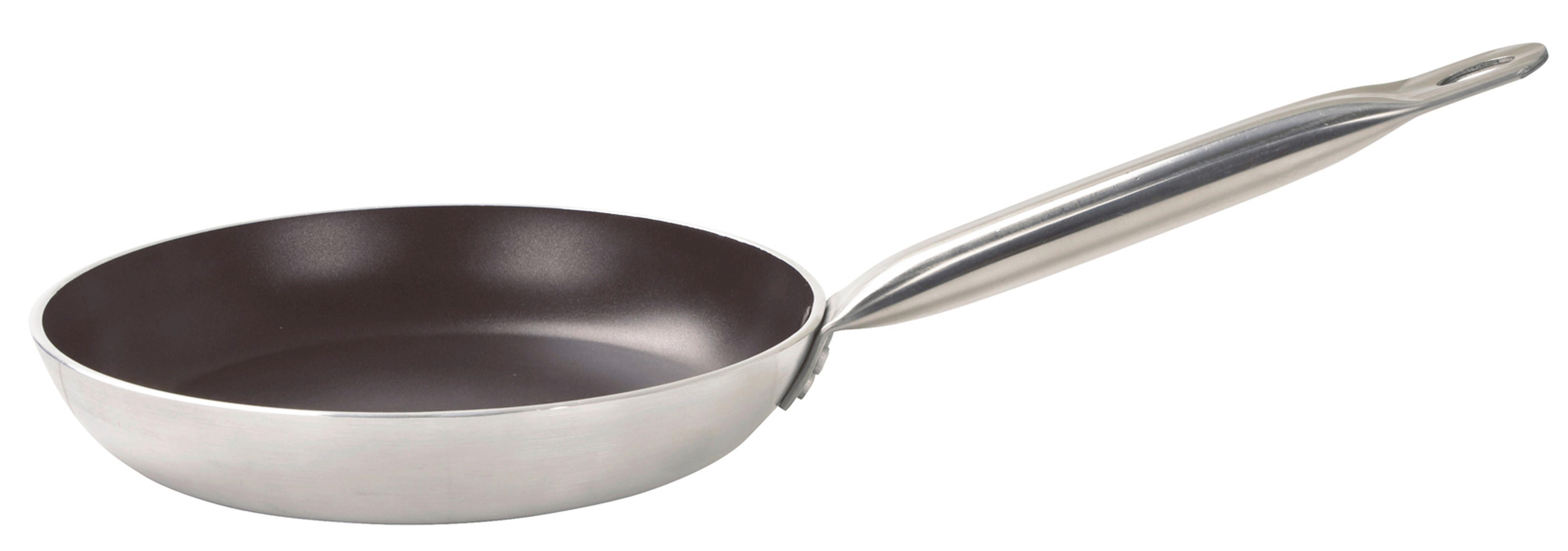 Bratpfanne Bistro-line Ø 42,5 Cm Aluminium - Silberfarben/Schwarz, Basics, Metall (42,5/6,5cm)