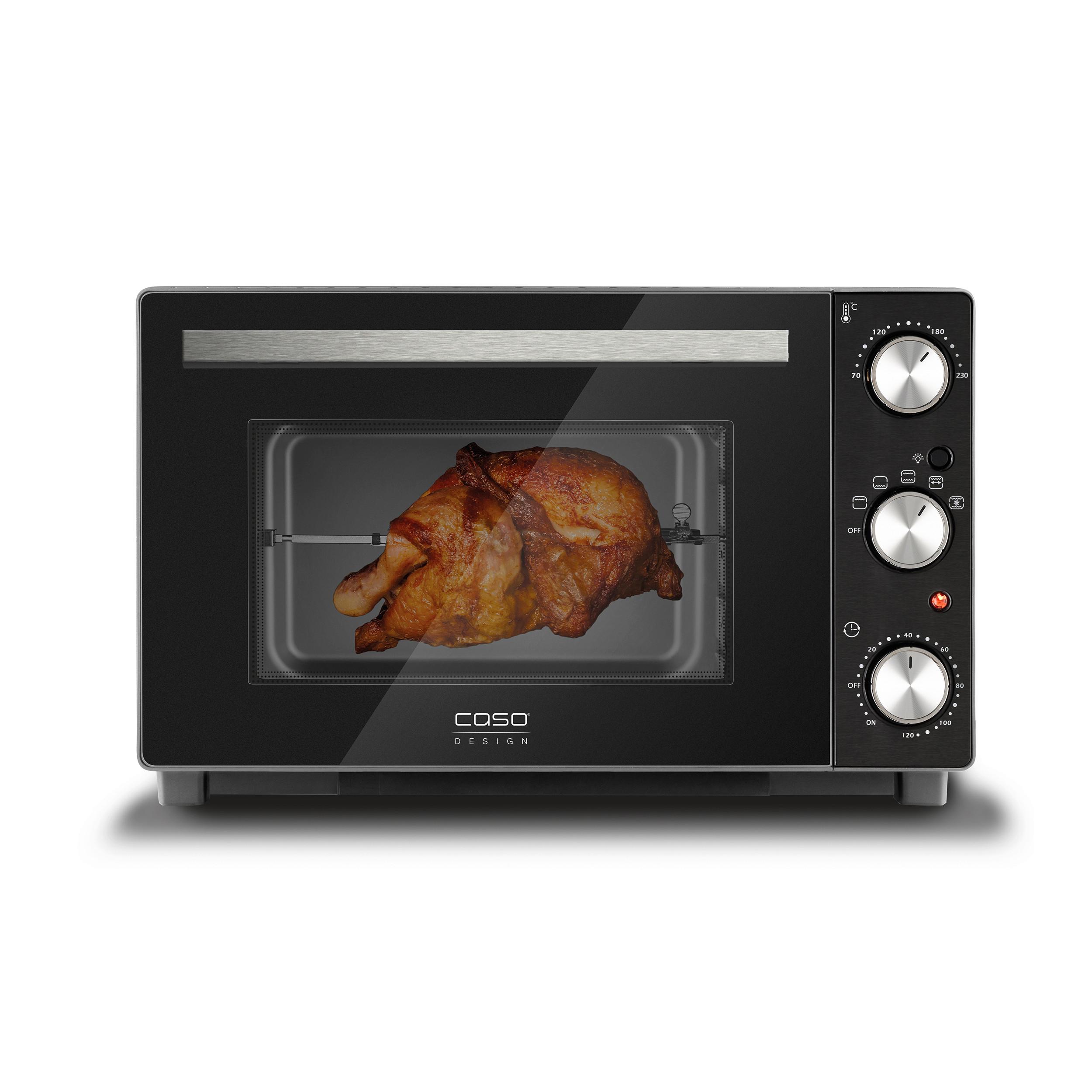 Minibackofen 2975 - Schwarz, Basics (54/34,5/41cm) - CASO Design