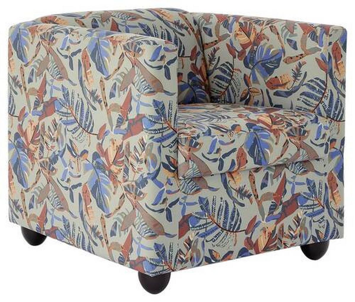 Sessel Looks I - Multicolor/Schwarz, Design, Textil (72/71/75cm) - LOOKS by W.Joop