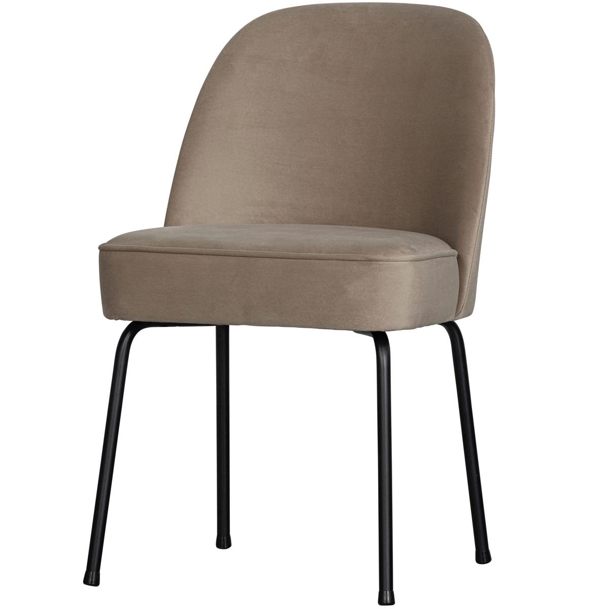 Stuhl-Set Vogue Khaki B: 50cm - Khaki/Schwarz, MODERN, Textil/Metall (50/83/57cm) - Livetastic