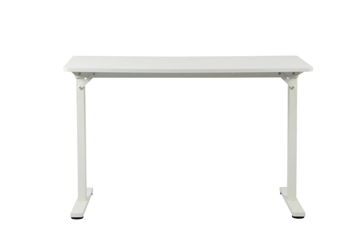 PÍSACÍ STÔL JANNIS - biela, Modern, kov/kompozitné drevo (120/60/75cm) - Mömax