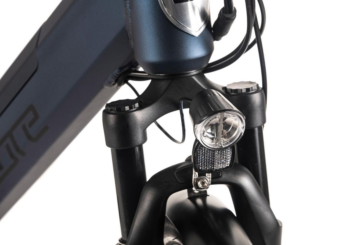 E-trekkingbike 28 Zoll Dunkelblau Matt - Dunkelblau, LIFESTYLE, Metall (180/70/100cm)