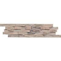 Wandverkleidung Beachwood Hevea Sunbleached - Hellbraun, Basics, Holz (61/15/2cm)