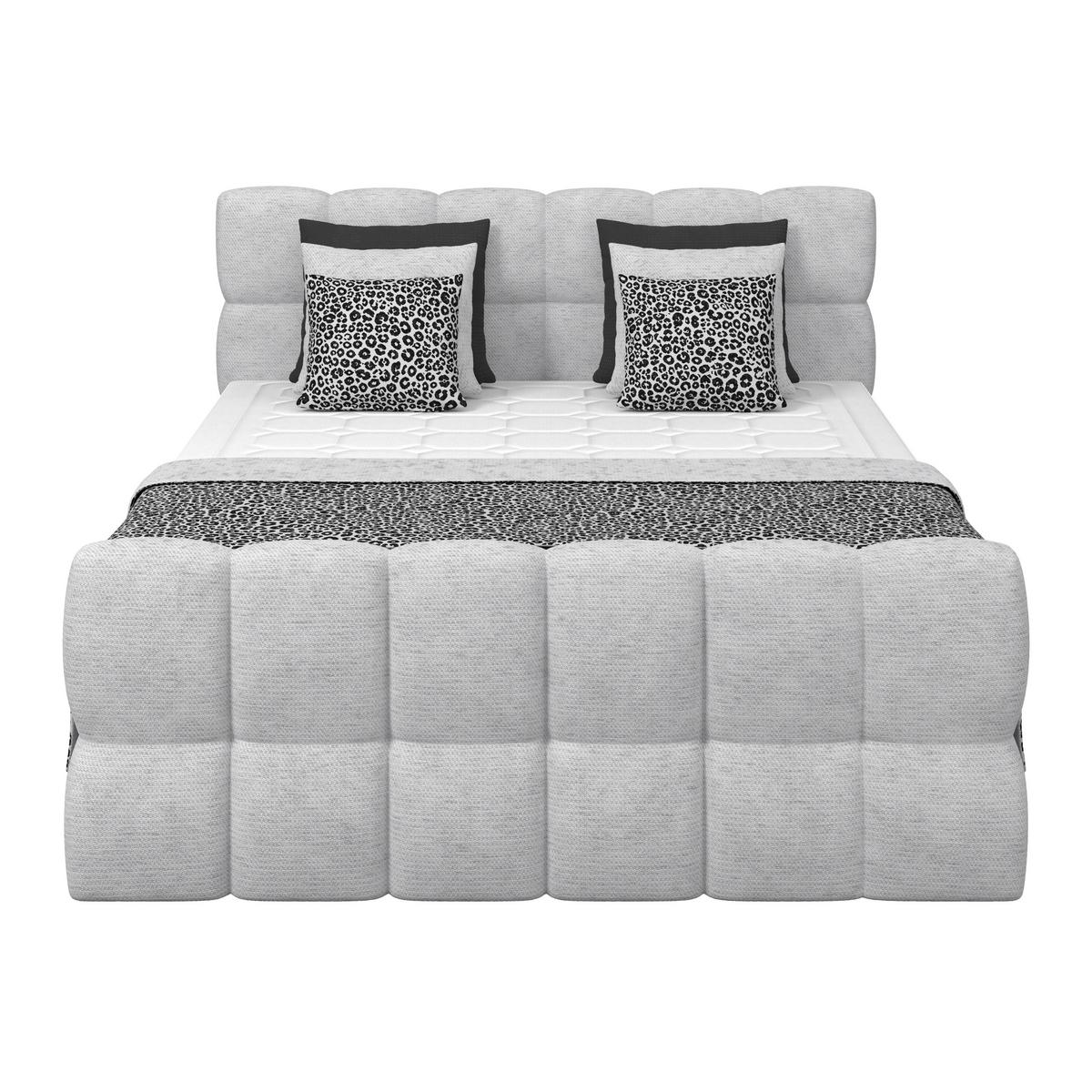 Boxspringbett Brisbane inkl. Bettkasten 180x220 - Champagner/Schwarz, Trend, Holz/Holzwerkstoff (180/220cm) - Sembella