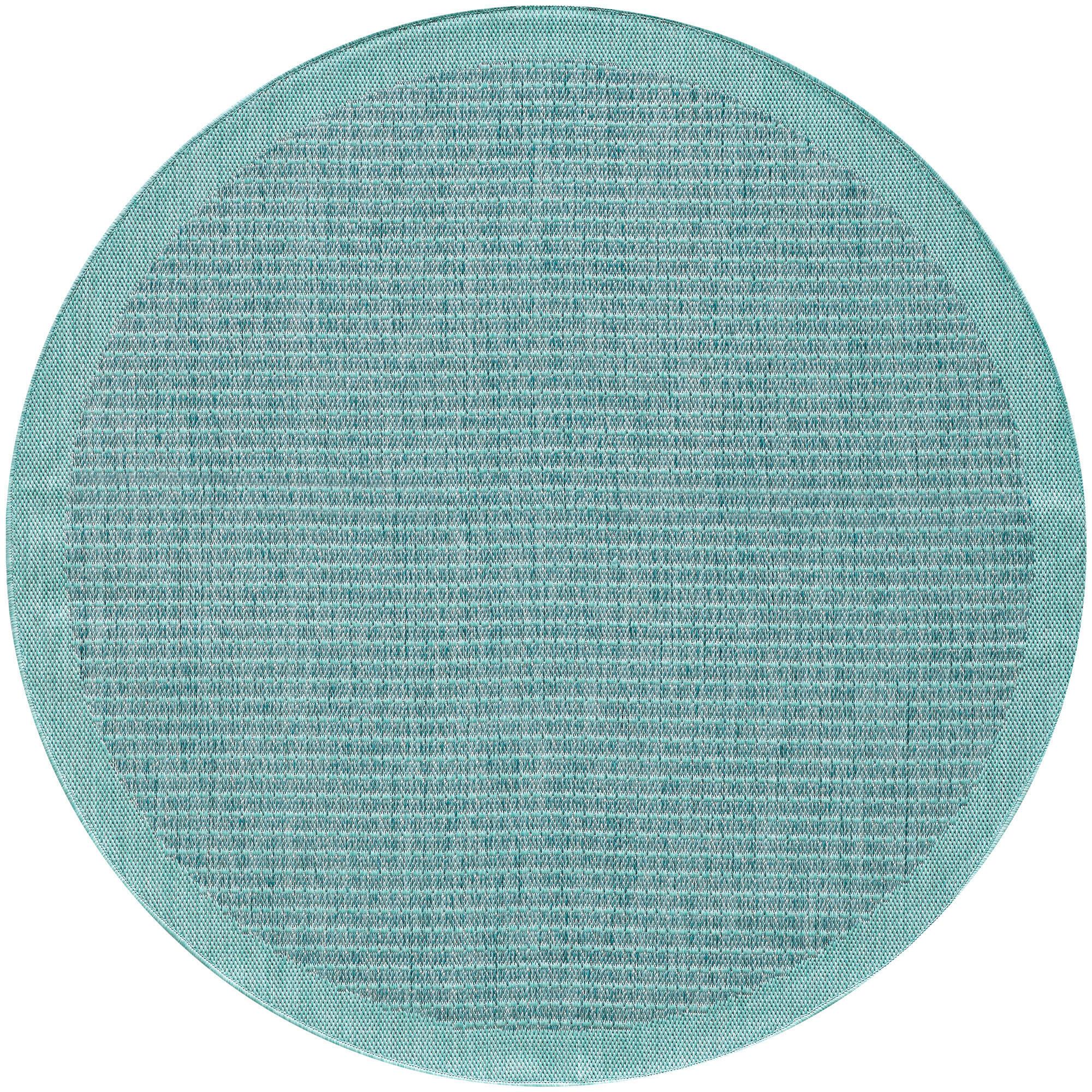 Outdoor-Teppich Giza Blau 160 cm, In- & Outdoor