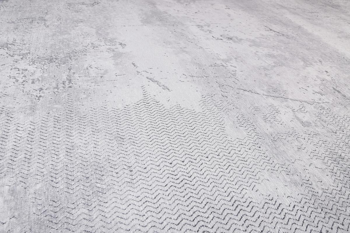 Webteppich Grau Radiate 80x150 cm - Grau, Design, Textil (80/150cm) - WECON HOME