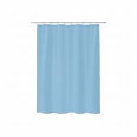 Duschvorhang in Hellblau 180x200 cm - Hellblau, Basics, Textil (180/200cm) - Spirella