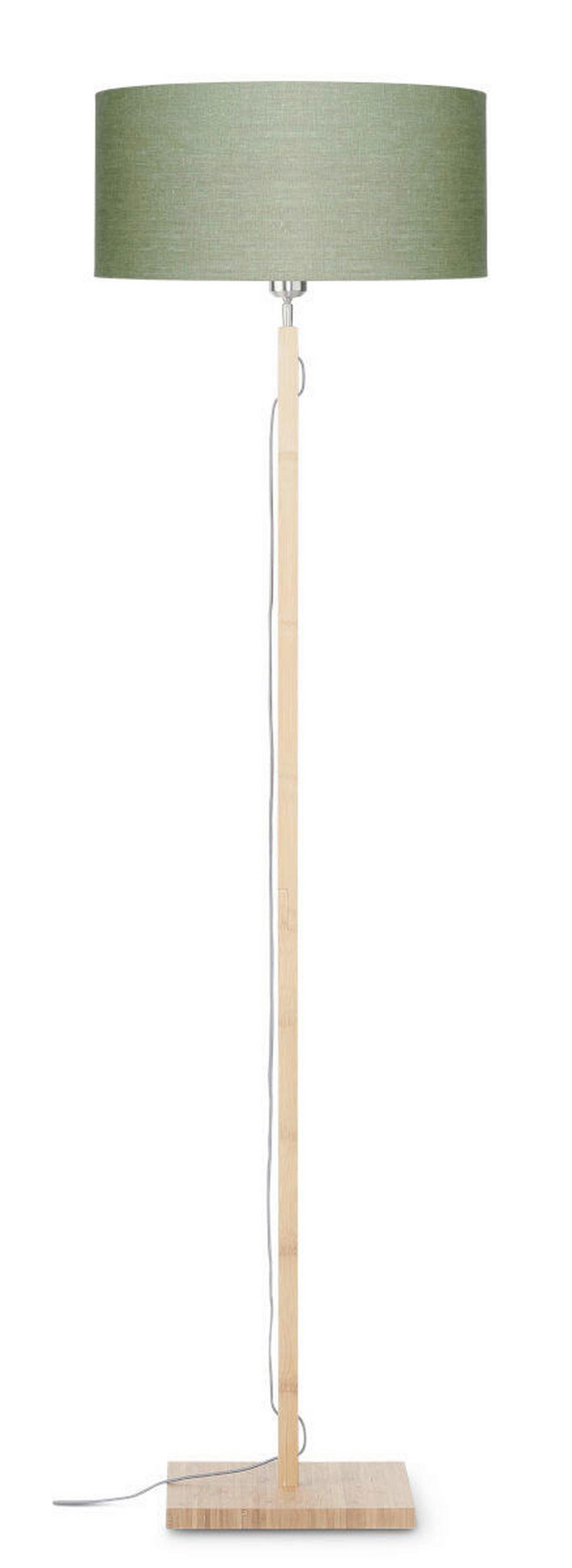 Stehleuchte Fuji/f/4723/gf - Naturfarben/Grün, Trend (47/167cm) - Good & Mojo