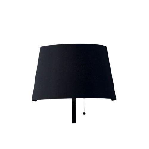 LED-Wandleuchte LED-Wharol-Wb - Schwarz/Weiß, Design, Textil/Metall (8,7/25/25cm)