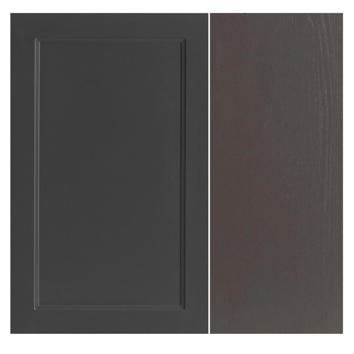 Eckküche Meran mit Geräten 240x420 cm Grau/Eiche Dekor - Eiche Wotan/Grau, LIFESTYLE, Holzwerkstoff (240/420cm) - Held
