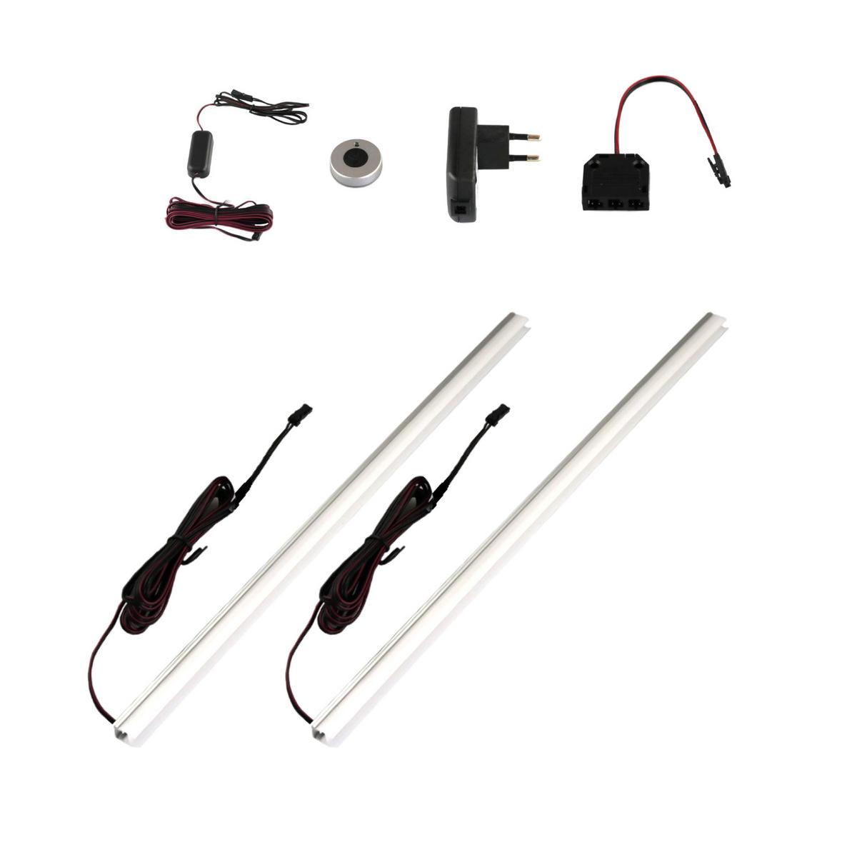 Lichtleistenset Lichtschiene - Basics, Kunststoff (40cm) - MID.YOU