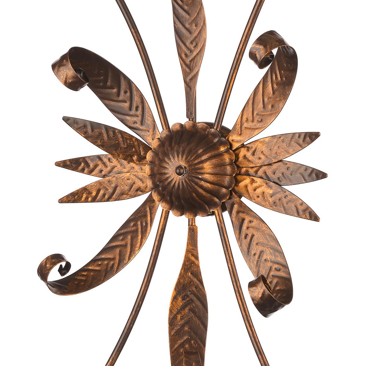 Deckenleuchte 4240/Pl6 - Bronzefarben, KONVENTIONELL, Glas/Metall (40/110cm)