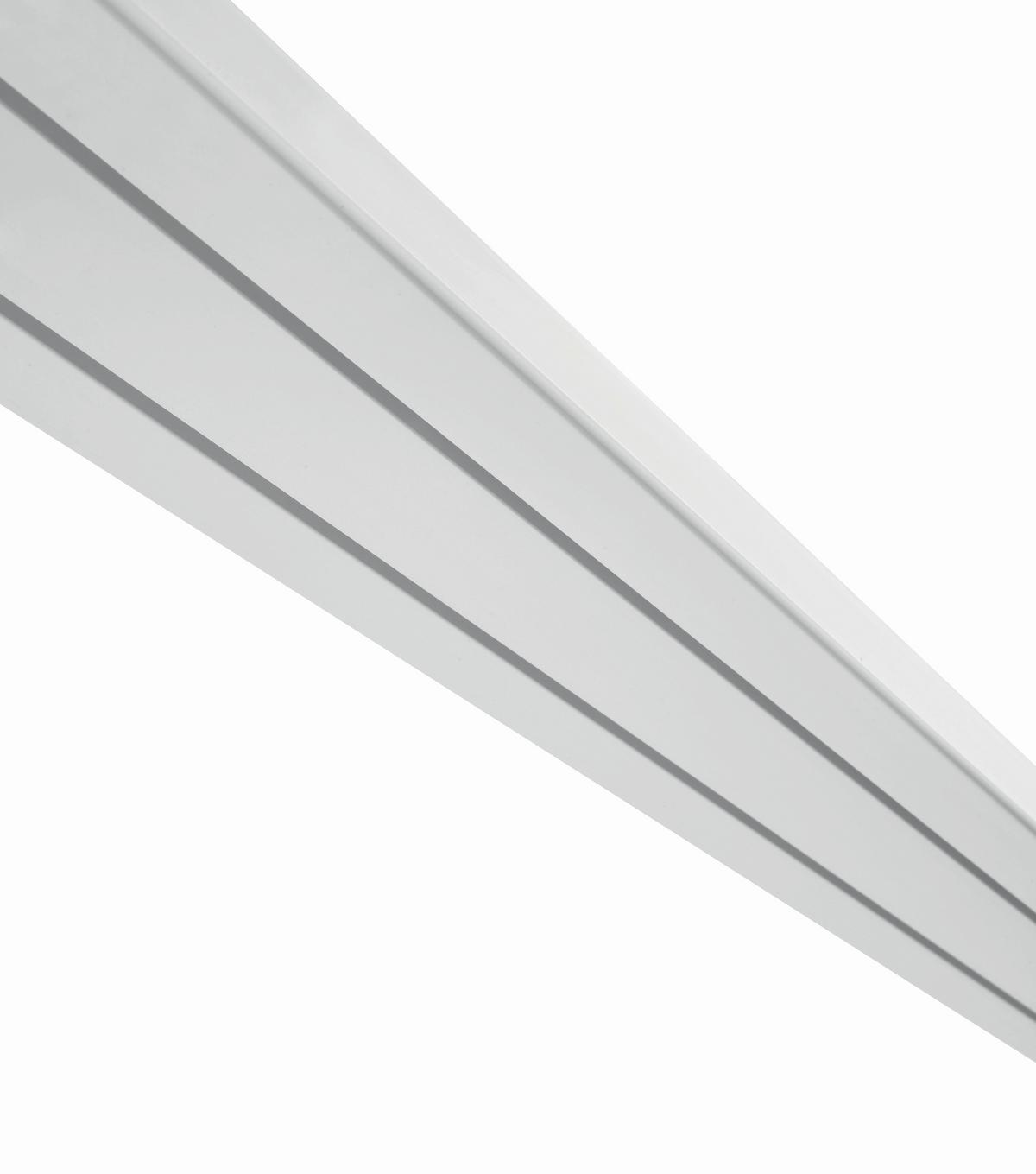Záclonové koľajničky Amelie, 180cm, biela - biela, plast (180/7.8/1.7cm) - Modern Living