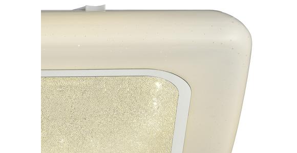 LED-Deckenleuchte Wilhelm L: 30 cm mit Kristalleffekt - MODERN, Kunststoff/Metall (30/8,5cm) - Luca Bessoni