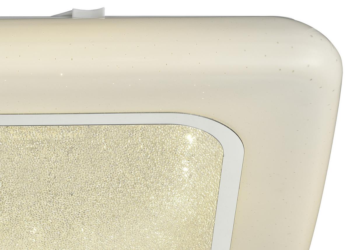LED-Deckenleuchte Wilhelm L: 30 cm mit Kristalleffekt - MODERN, Kunststoff/Metall (30/8,5cm) - Luca Bessoni