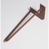 Bankgestell Stahl Rostfarben Bxh: 40x42 Cm, Hairpin - Rostfarben, Basics, Metall (40/42cm)