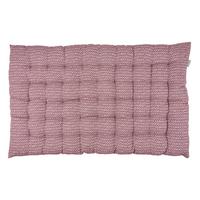 HRUBÝ SEDÁK DOBBY - červená, textil (60/100/7cm)