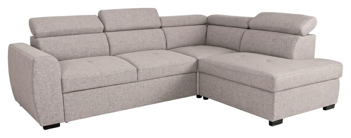 Rohová sedačka KELIO 2, obojstranná, sivohnedá - taupe, Modern (245/184cm) - Mömax