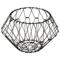 Koš Vandula, Ø: 18cm - černá, Basics, kov (18/17cm) - Modern Living