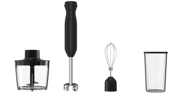 Stabmixer-Set Gusteau - Schwarz, KONVENTIONELL, Kunststoff/Metall (39/6cm) - Bono