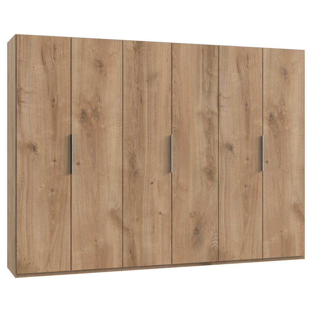 Drehtürenschrank B: 300 cm Level, Eiche Dekor