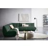Ecksofa Giselle Dunkelgrün - Dunkelgrün, Trend, Textil (315/285cm) - Livetastic