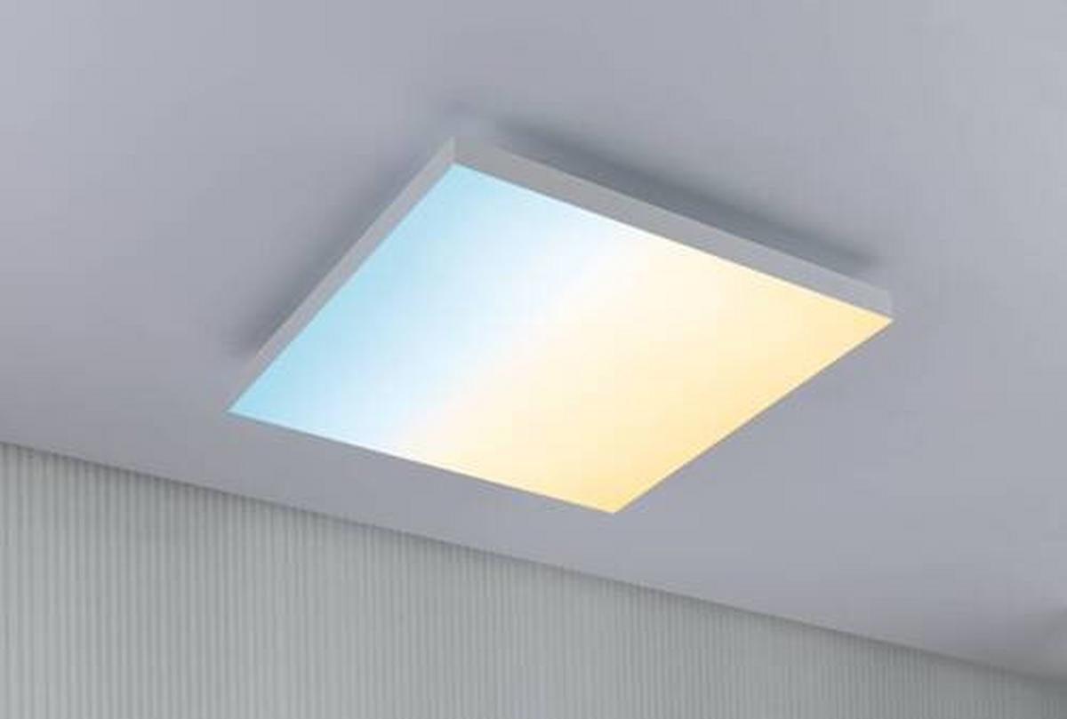 Led-paneel L: 45 Cm Dimmbar - Weiß, Basics, Metall (45/45/6,4cm) - Paulmann