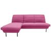 Ecksofa Looks Ix Rosa - Schwarz/Rosa, Design, Textil (168/214cm) - LOOKS by W.Joop