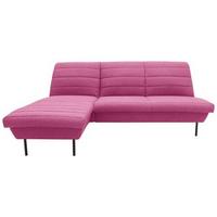 Ecksofa Looks Ix Rosa - Schwarz/Rosa, Design, Textil (168/214cm) - LOOKS by W.Joop