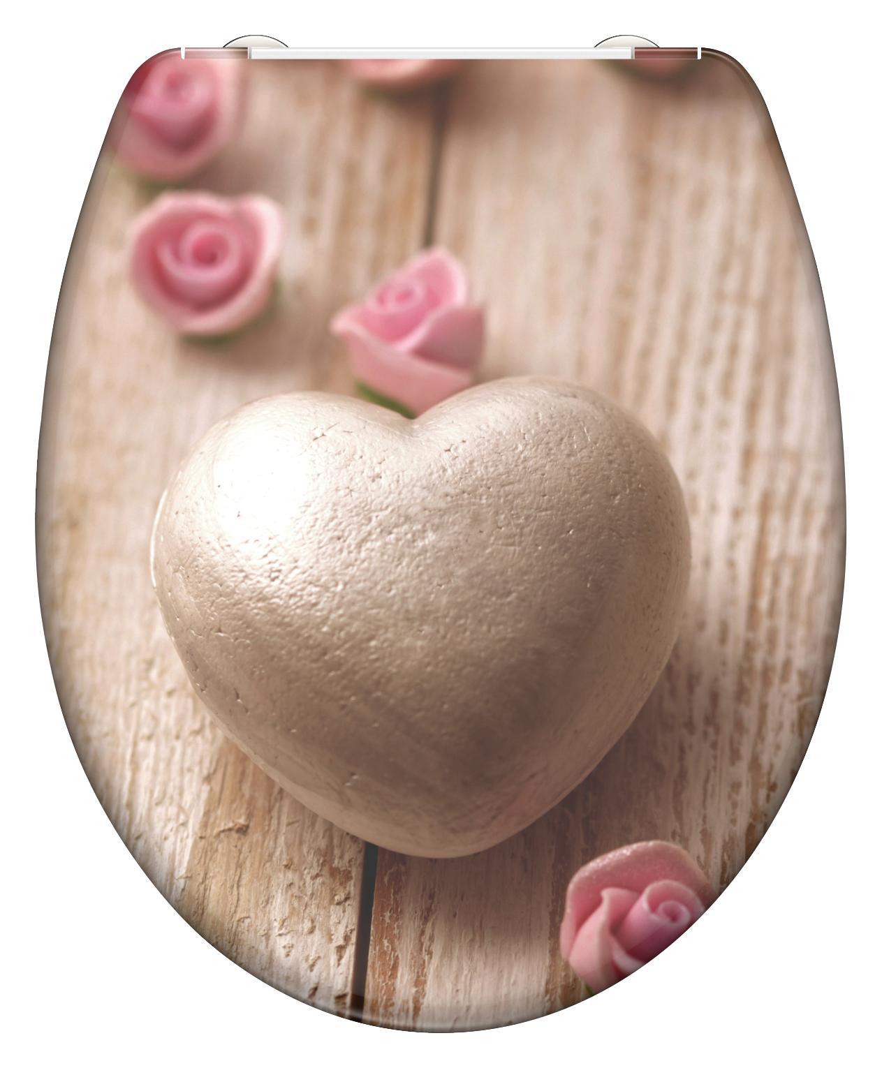 WC-Sitz 82370 Romantic - Multicolor, KONVENTIONELL, Kunststoff (37,4/45,3cm)