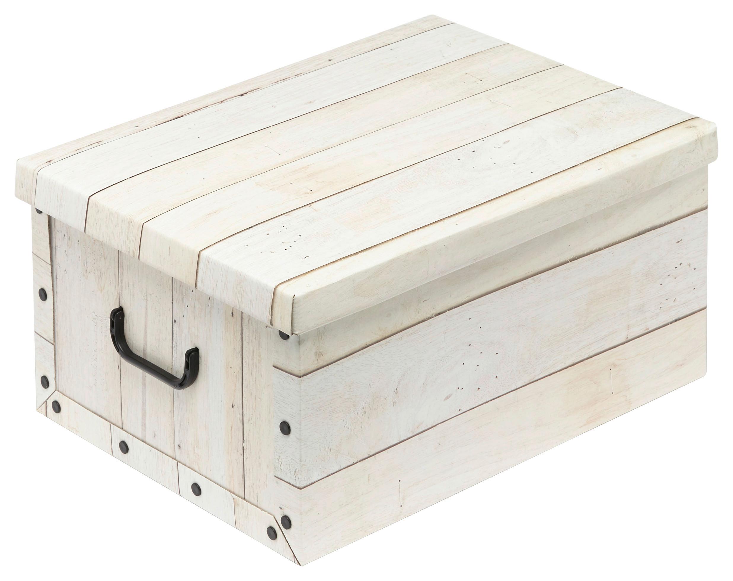 Aufbewahrungsbox Marie Mit Deckel Kunststoff 50x40x25 Cm - Multicolor, KONVENTIONELL, Karton/Kunststoff (50/40/25cm) - Luca Bessoni