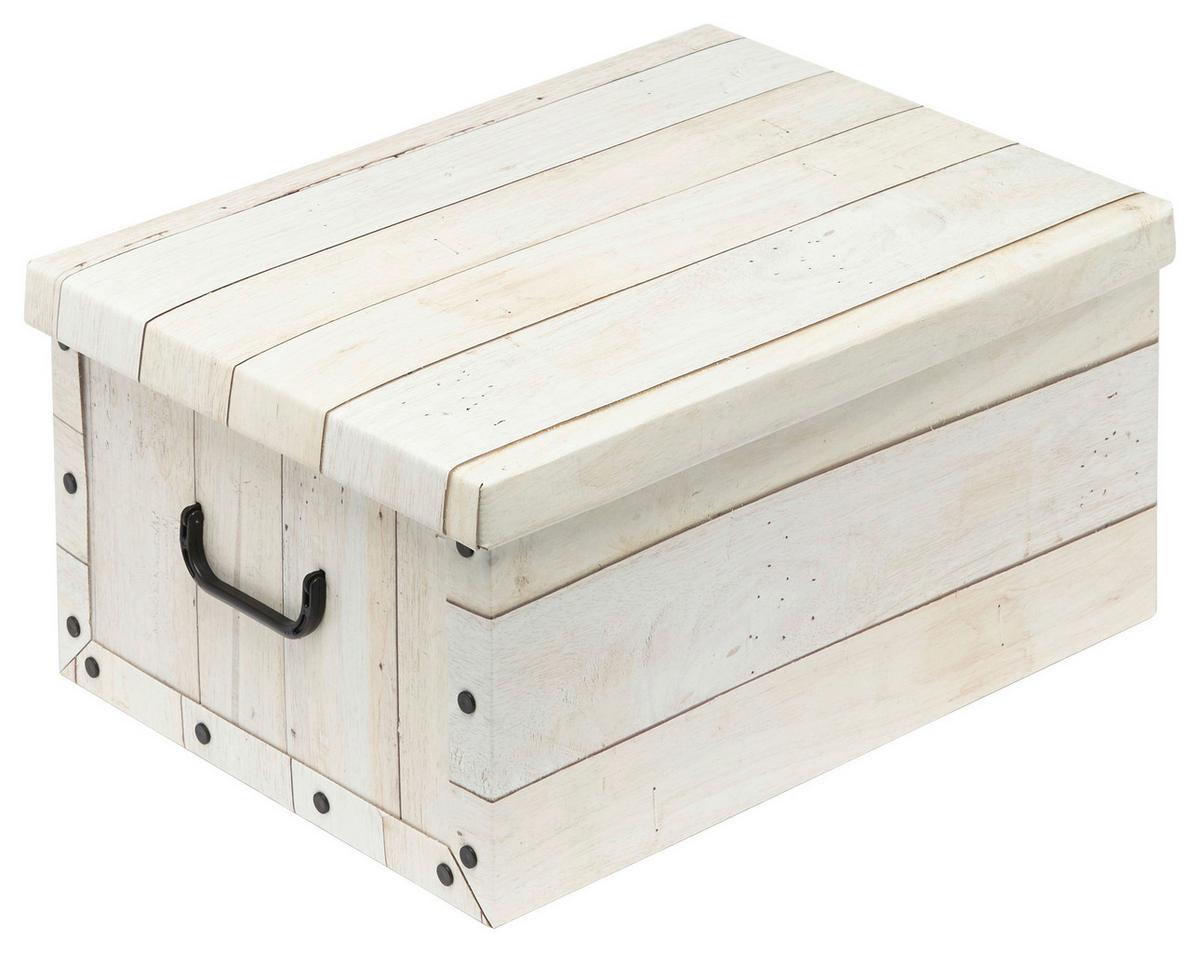 Aufbewahrungsbox Marie Mit Deckel Kunststoff 50x40x25 cm - Multicolor, KONVENTIONELL, Karton/Kunststoff (50/40/25cm) - Luca Bessoni