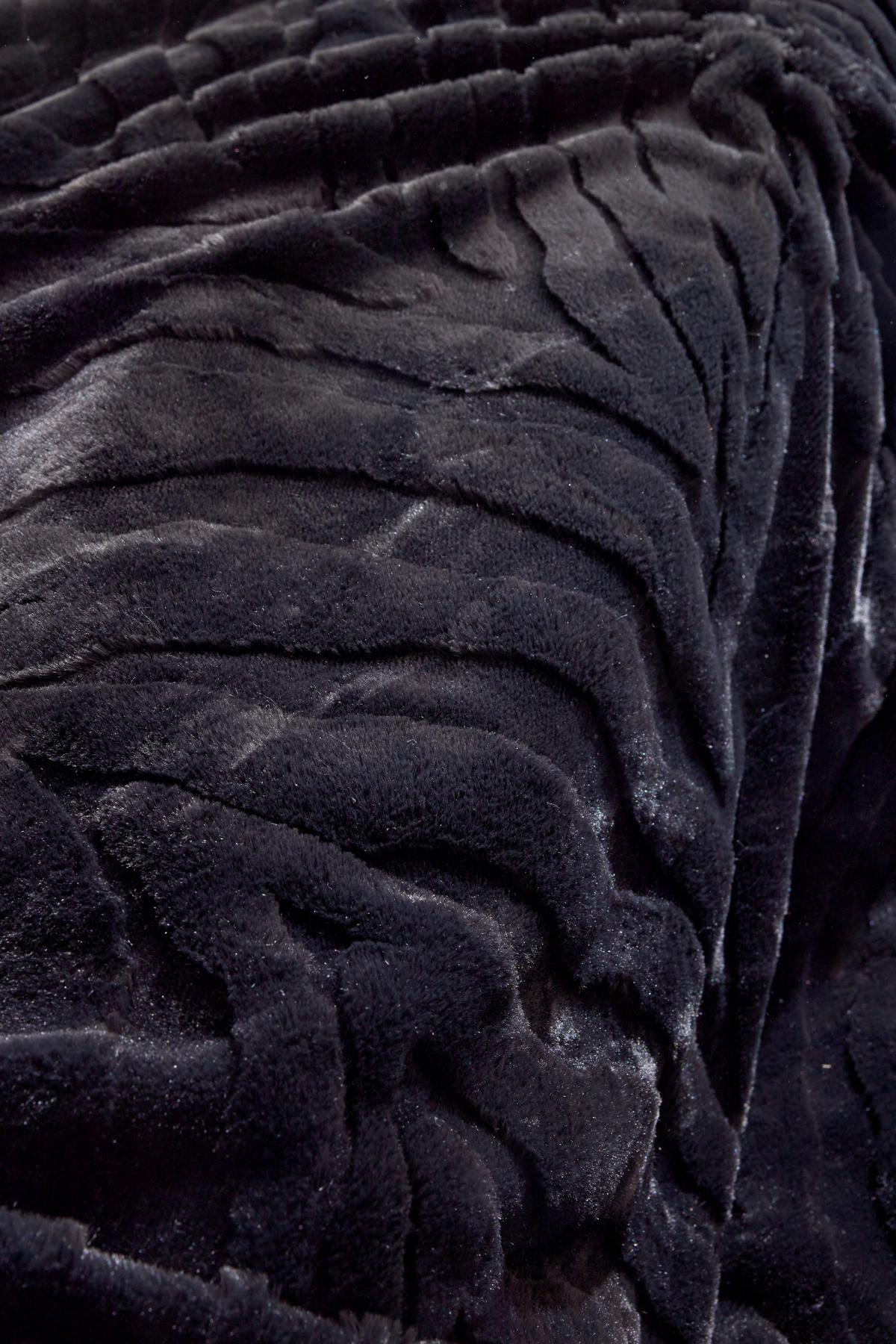 MÄKKÁ DEKA MATCHA - čierna, Modern, textil (130/180cm)