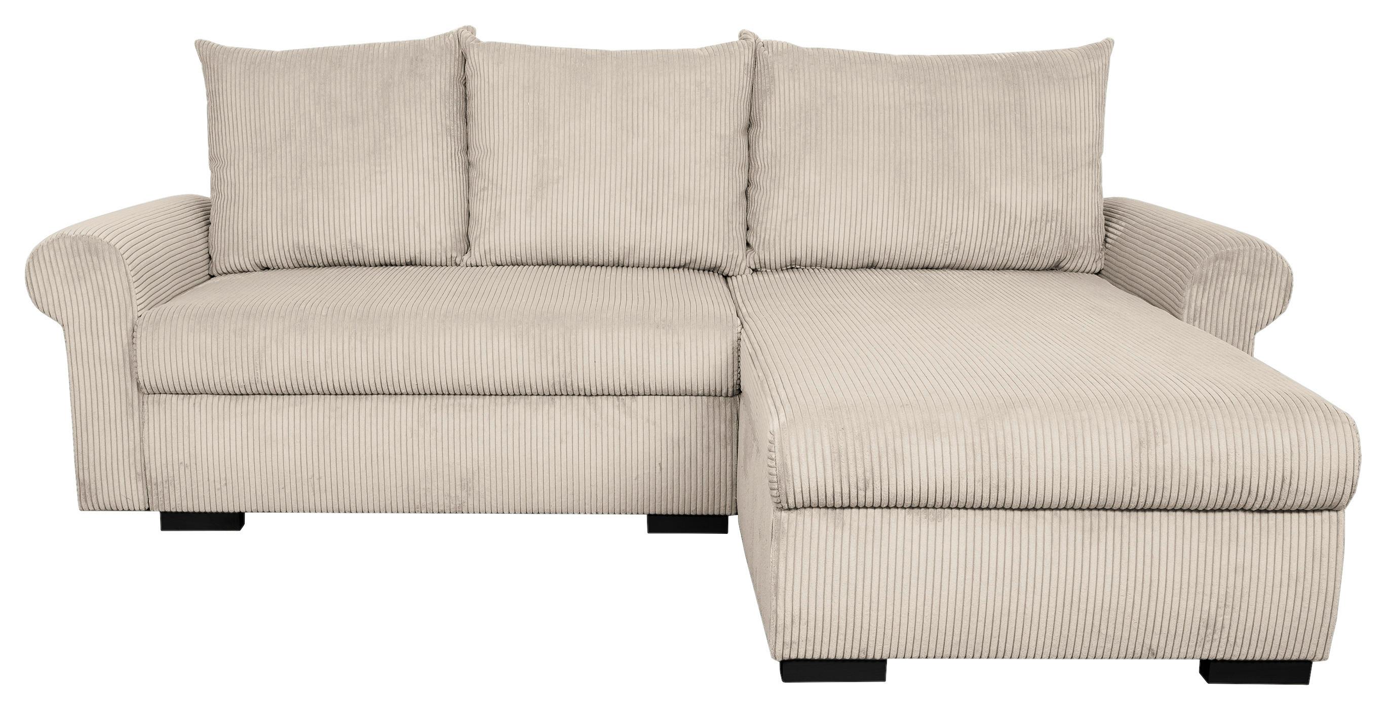 ECKSCHLAFSOFA Vasco, Beige LF: 233x168 cm
