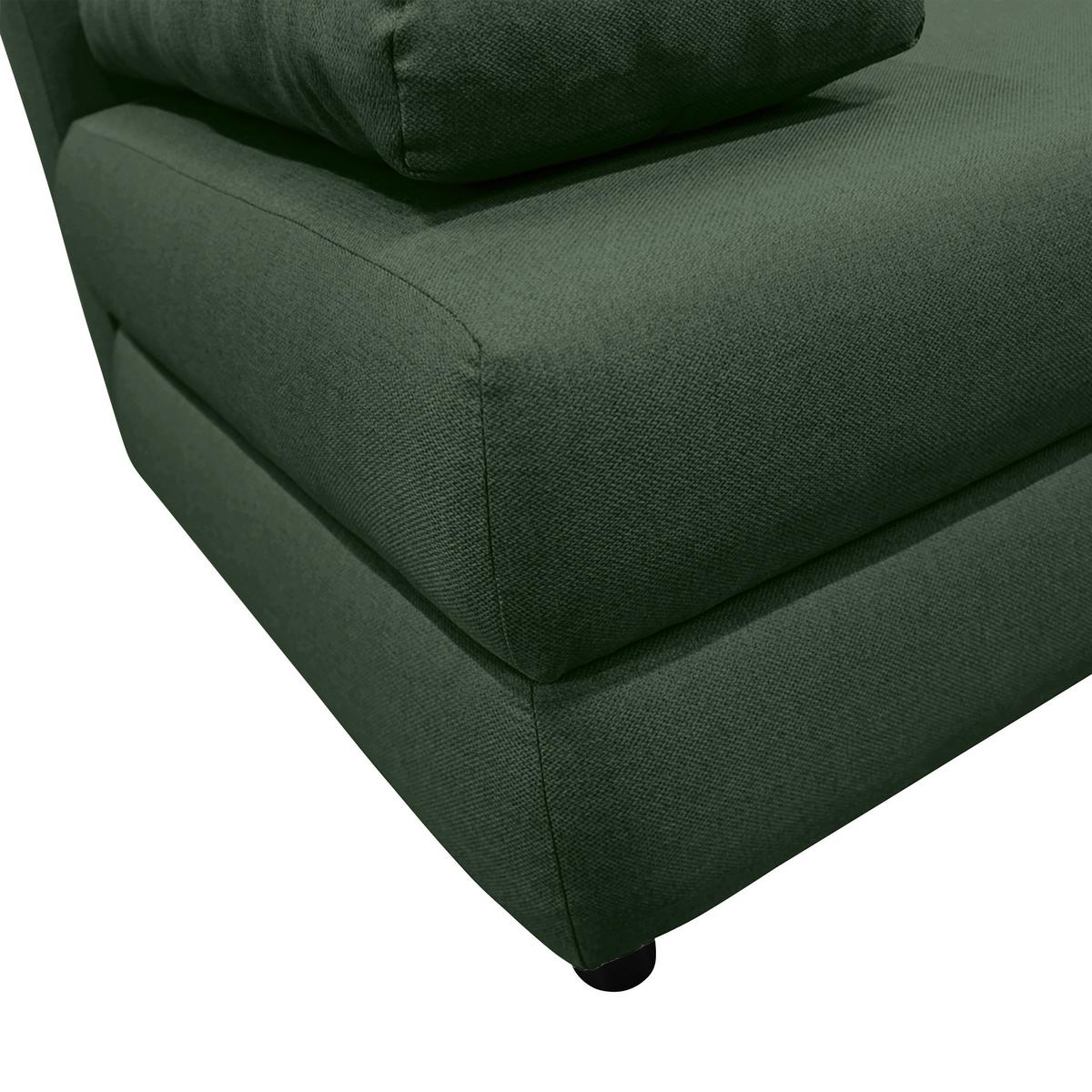 Schlafsofa Mela Grün B: 200 cm - Schwarz/Mintgrün, Design, Textil (200/88/87cm) - P & B