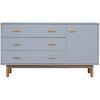 Sideboard Melanie Grau Eichefarben - Eichefarben/Grau, Design, Holzwerkstoff (144/80/44cm) - MID.YOU